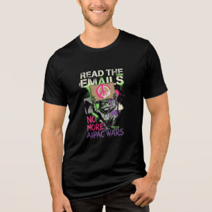 Lese Epstein-E-Mails Anti-Krieg Iran Frieden Tri-Blend Shirt