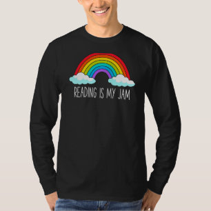 Lese-Lehrerin Regenbogenleopard Lesen ist mein Jam T-Shirt