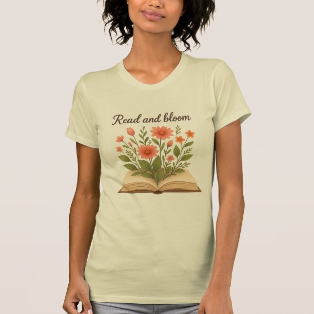 Lese- und Blüteffekt-T - Shirt (Vorderseite)