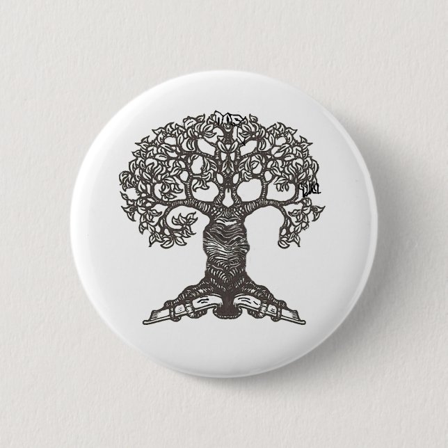 Lesebaum Button (Vorderseite)