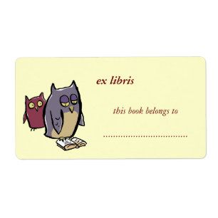 Leseeulen kundengerechte exlibris