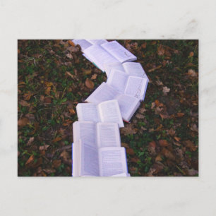 Lesegerät für Buchpfad Postkarte