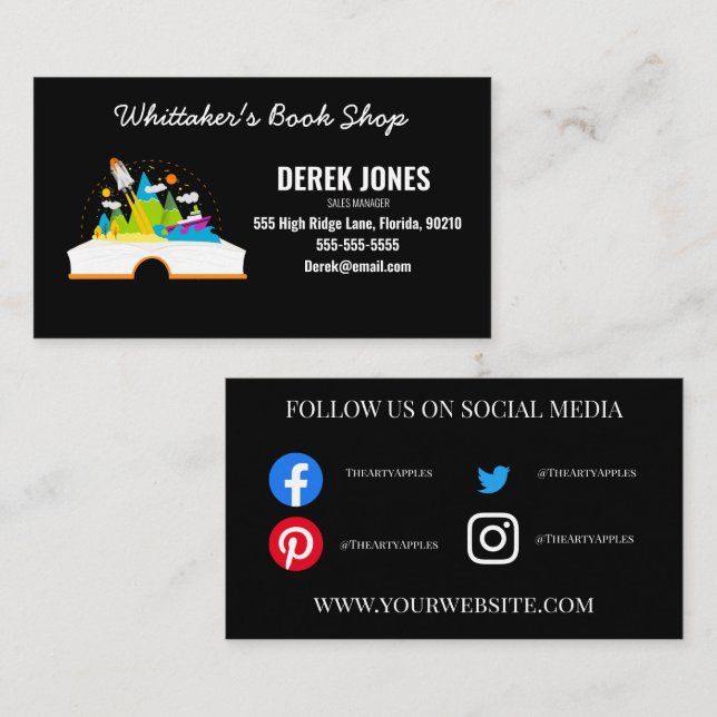 Lesegesetzwerk Visitenkarte (Vorne/Hinten)