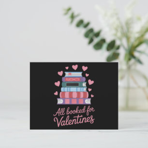 Leselhrer/in komplett ausgebucht zum Valentinstag Postkarte