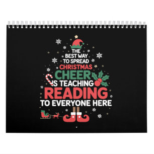 Leselhrer Weihnachtself Xmas Freude Kalender