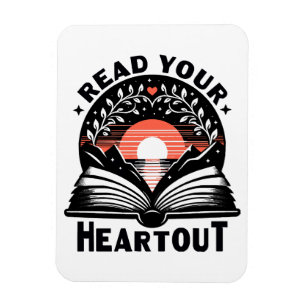 Leseliebhaber Lies Dein Herz Heraus Buch Nerd Magnet
