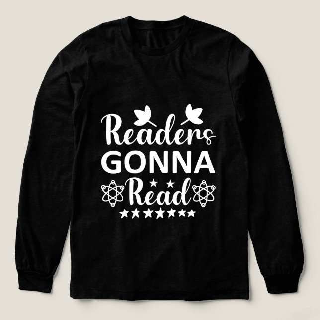 Leseliebhaber Tri-Blend Shirt (Design Vorderseite)