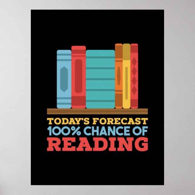 Lesen - 100% Chance auf Lesen Poster (Vorne)