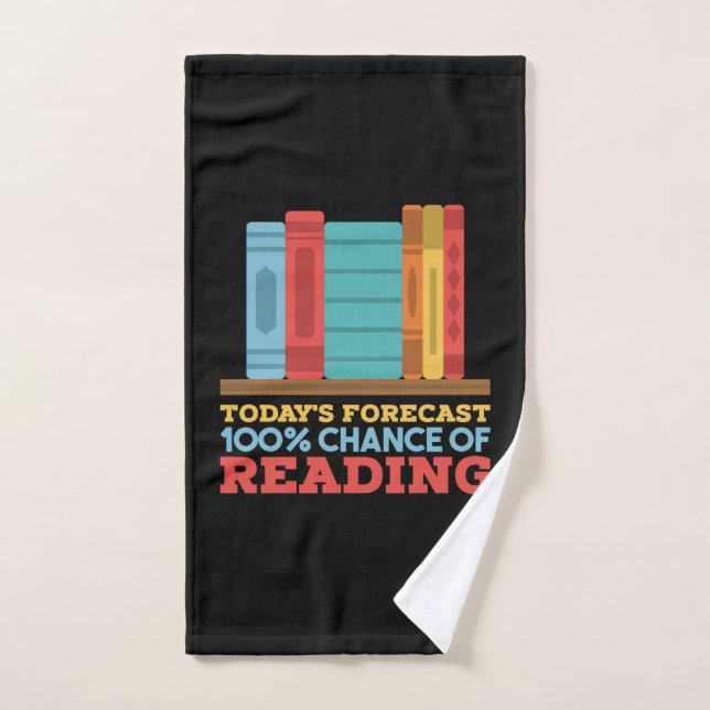Lesen - 100% Chance zum Lesen eines lustigen Buche Handtuch (Handtuch)