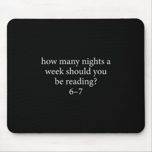 Lesen 6-7 Lehrer Schulbibliothekar Englisch unterr Mousepad