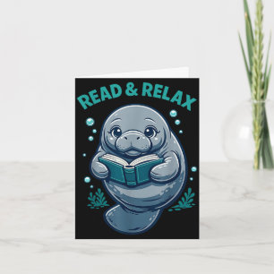 Lesen & entspannen Leser Buch Bibliothek Manat Karte