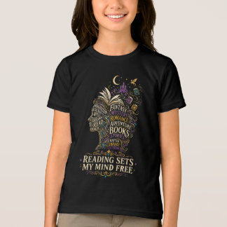 Lesen befreit meinen Geist für Bücherliebhaber Tri-Blend Shirt
