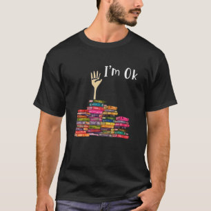 Lesen Buchliebhaber Ich bin Ok National Book Lover T-Shirt
