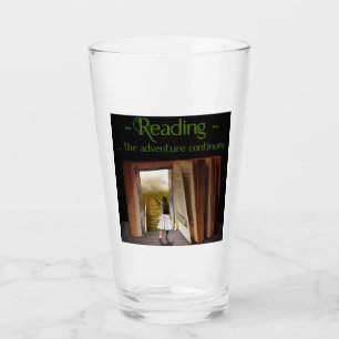 Lesen, das Abenteuer geht weiter Glas