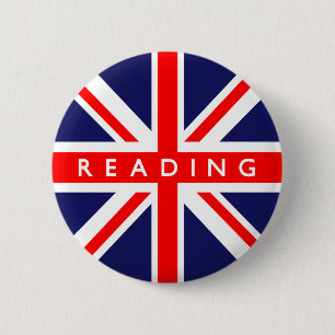 Lesen der britischen Flagge Button