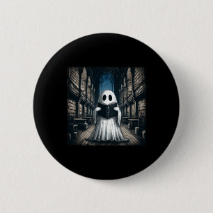 Lesen der Ghost Library Halloween Librarian Book L Button