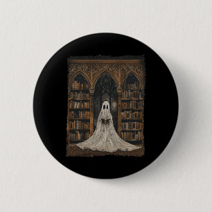 Lesen der Ghost Library Halloween Librarian Book L Button