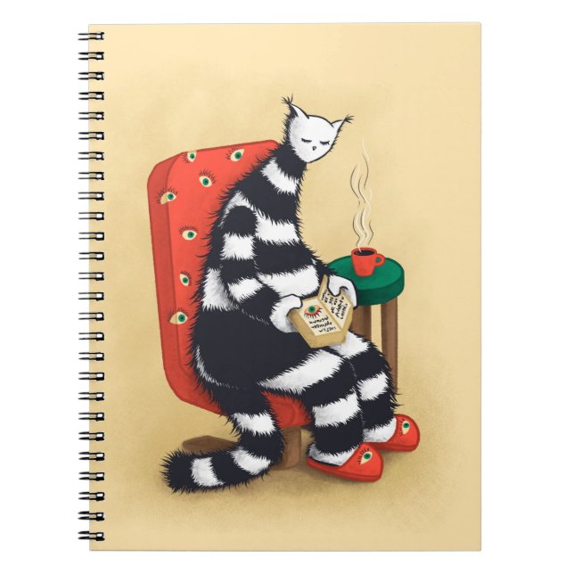 Lesen des Katalogbuches Notizblock (Vorderseite)