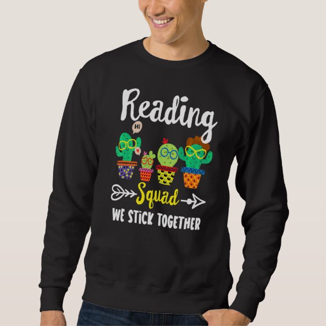 Lesen des Squad School Cactus Team Leser Sweatshirt (Vorderseite)