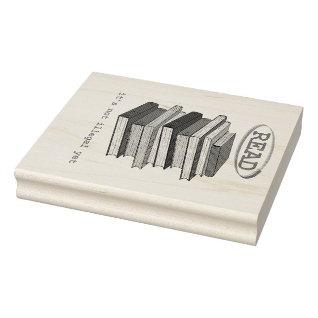 Lesen, es ist noch nicht illegal gummistempel (Stempel)