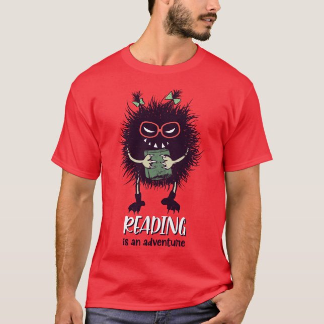 Lesen ist abenteuerlustige Lehrerin T-Shirt (Vorderseite)
