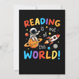 Lesen ist aus diesem Weltraum Einladung