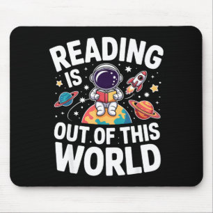 Lesen ist aus dieser Welt lustige Raum Bücher Mousepad