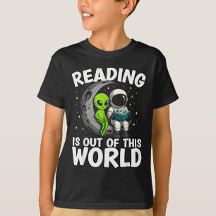 Lesen ist aus dieser Welt lustige Weltraum-Bücher T-Shirt