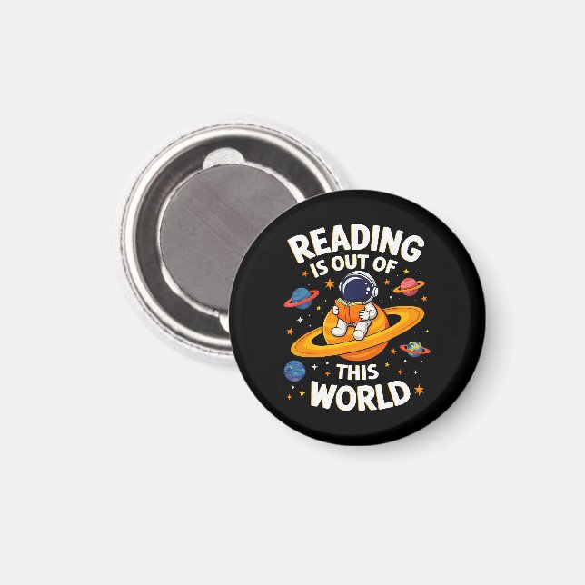 Lesen ist außerirdisch magnet (Vorderseite/Rückseite)