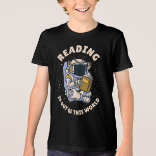 Lesen ist außerirdisch Tri-Blend shirt