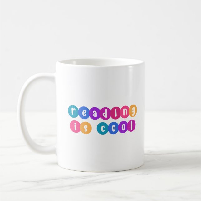 Lesen ist cool kaffeetasse (Links)