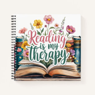 Lesen ist das Reading Journal zur Wildblume meiner Notizbuch