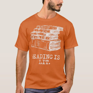 Lesen ist "Lit" mit Büchern Funny Meme T-Shirt