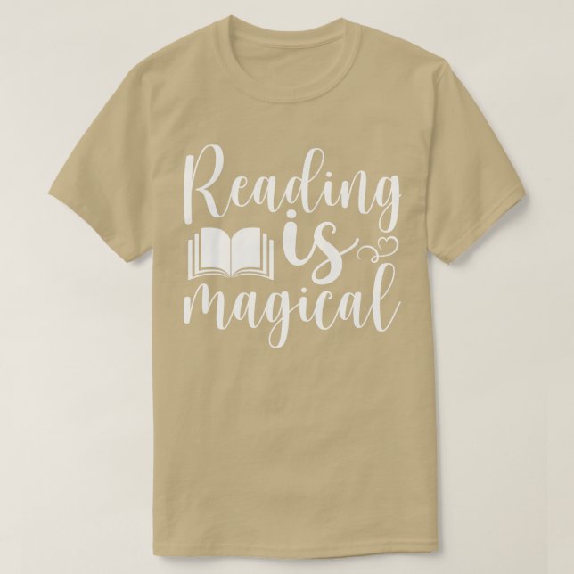 Lesen ist Magisch 1 T-Shirt (Design vorne)
