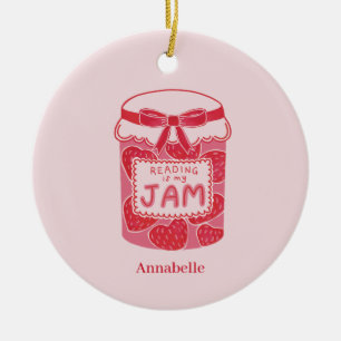 Lesen ist mein Ding Buchliebhaber Keramik Ornament