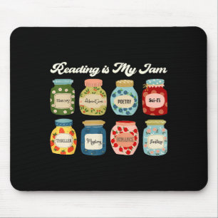 Lesen ist mein Ding Buchliebhaber Lehrer Schüler L Mousepad