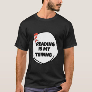 Lesen ist mein Ding Lustiger Bücherwurm liest Buch T-Shirt