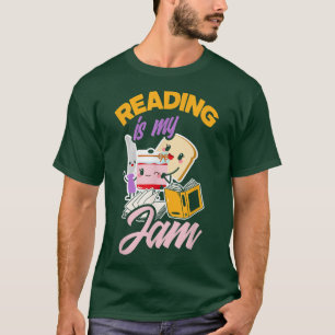 Lesen ist mein Jam Funny Book T-Shirt