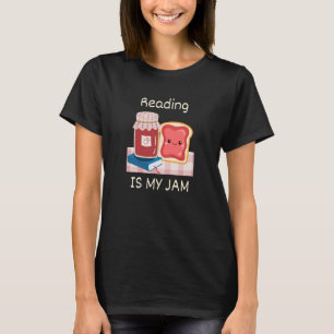 Lesen ist mein Jam Pun Reading Jelly and Toast Chi T-Shirt