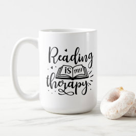 Lesen ist mein Therapiebuch Lover Kaffeetasse
