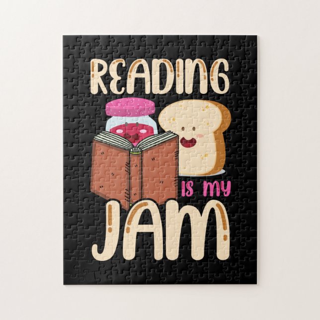 Lesen ist meine Jam Funny I Liebe zu lesen Bücher  (Vertikal)