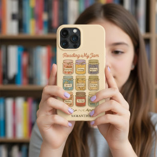 Lesen ist meine Marmelade Süße Bücherliebhaber Gen Case-Mate iPhone Hülle