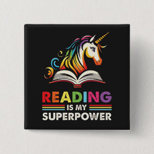 Lesen ist meine Supermacht Button