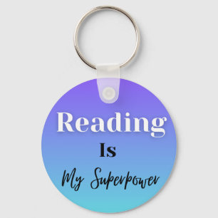Lesen ist meine Supermacht Schlüsselanhänger