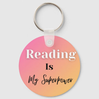 Lesen ist meine Supermacht Schlüsselanhänger