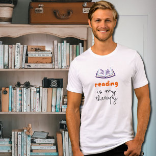 Lesen ist meine Therapie Tri-Blend Shirt