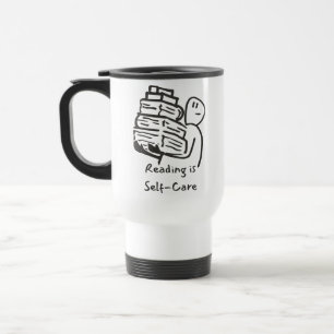 Lesen ist Selbstversorger-Buch Lover Travel Mug Reisebecher