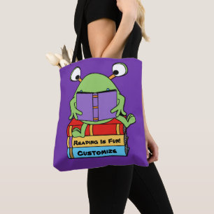 Lesen ist Spaß an Niedlicher Alien Tasche