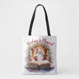 Lesen ist zauberhaftes Schneeflockendesign Tasche