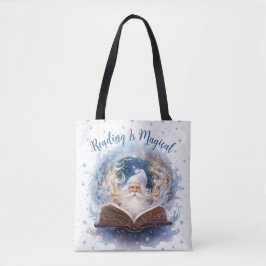 Lesen ist zauberhaftes Schneeflockendesign Tasche
